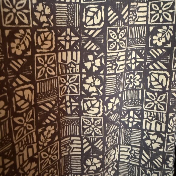 Nautica Mens Vintage Gray Short-Sleeve Button-Up Shirt 100% Easy Care Silk Hawai - Picture 8 of 9